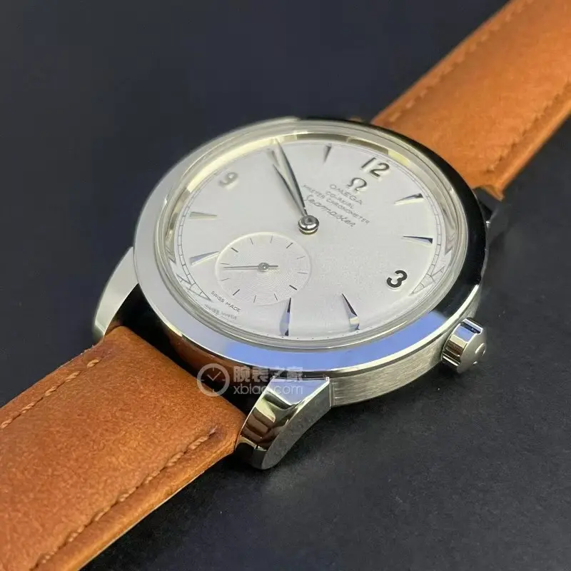ZF Factory Omega Seamaster 1948 Silver Brown Leather VSF Luxury Watch Modern 8270