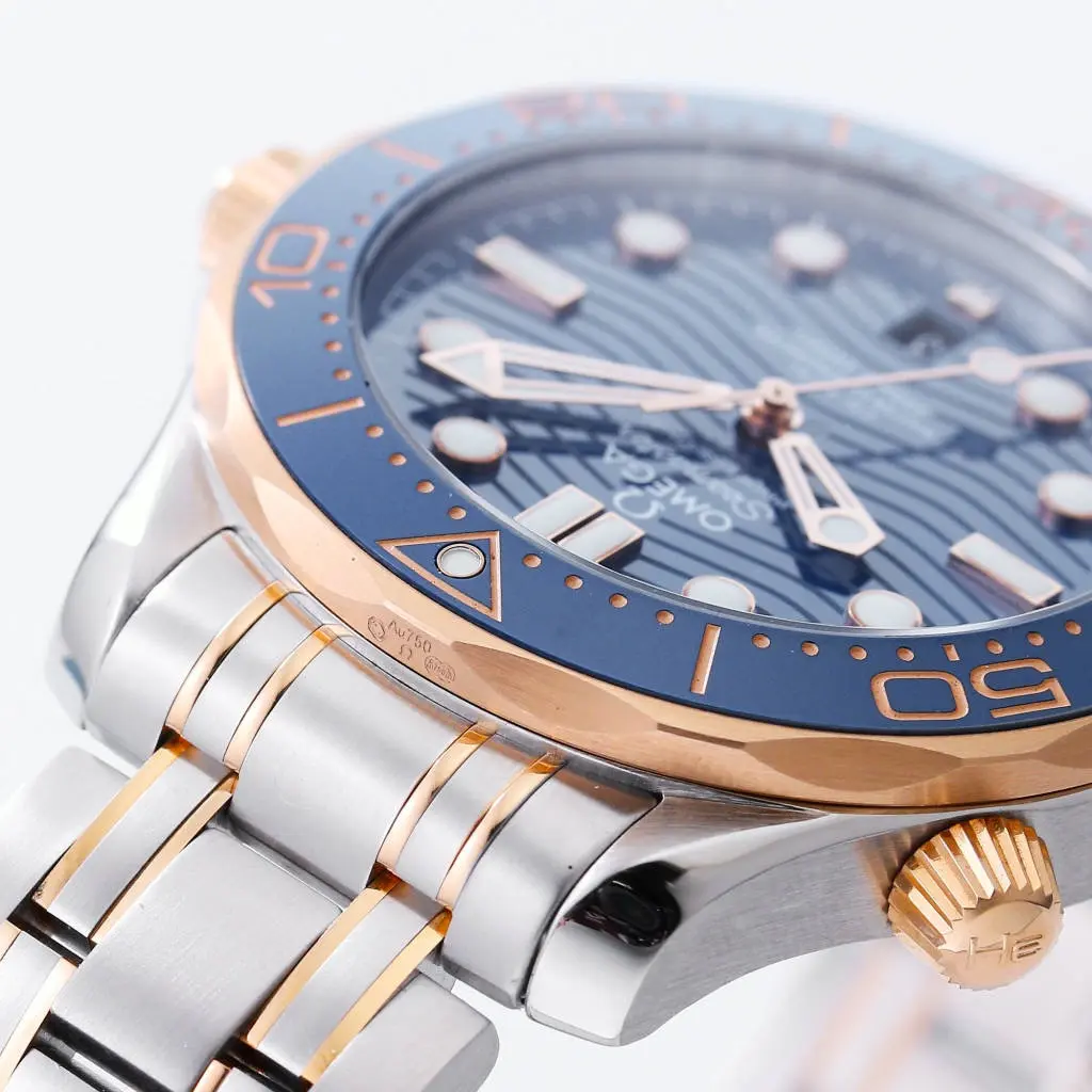 ZF Factory Omega Seamaster 300M Blue Dial Steel VSF Luxury Watch SoftTouch 528