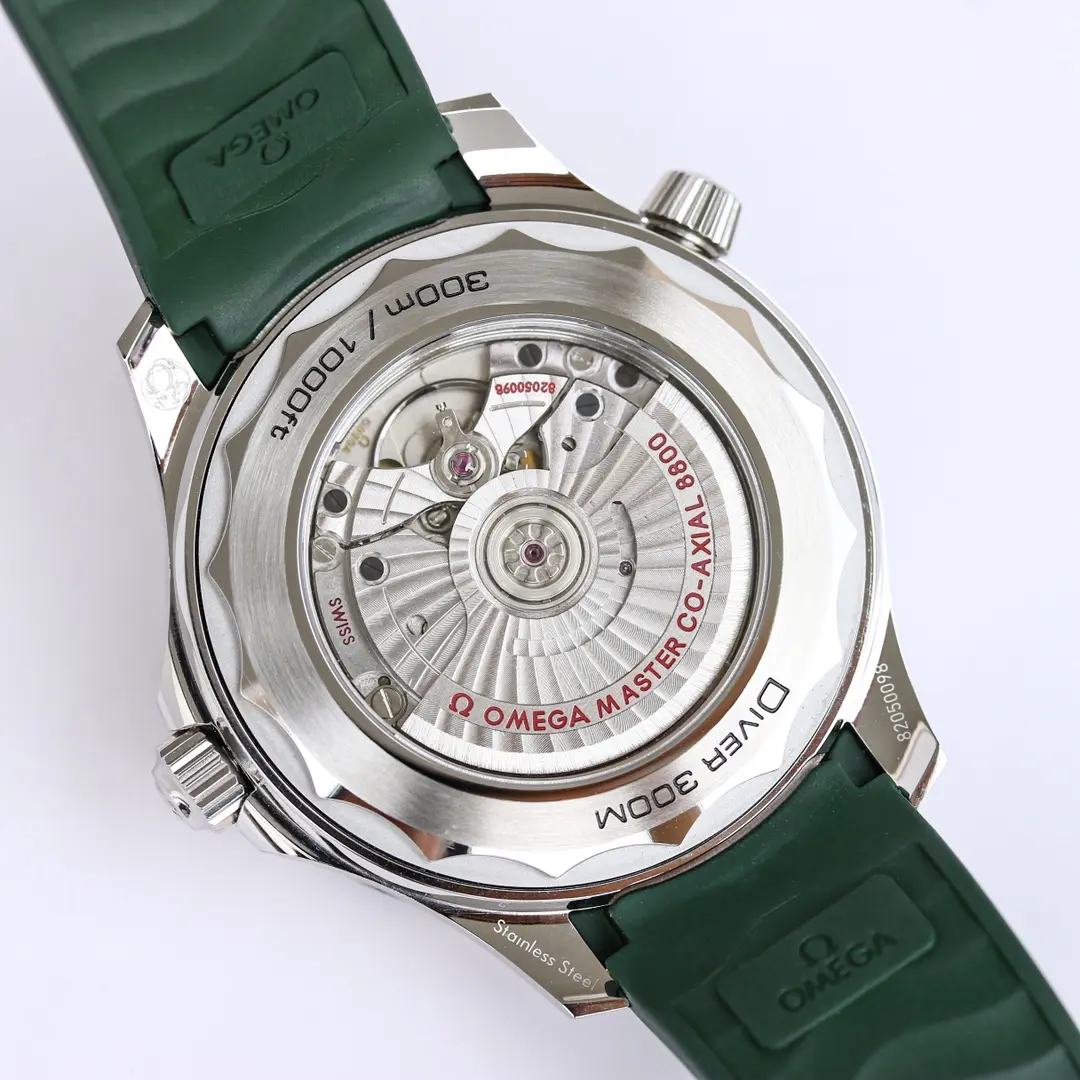 WrinkleFree ZF Factory Omega Seamaster Diver 42mm Green Rubber –  VSF Watches 525