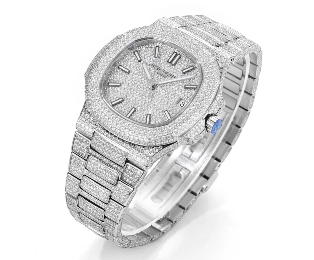 ZF Factory Patek Philippe Nautilus 5719 Platinum Super Clone Replica Watch WrinkleFree 8406