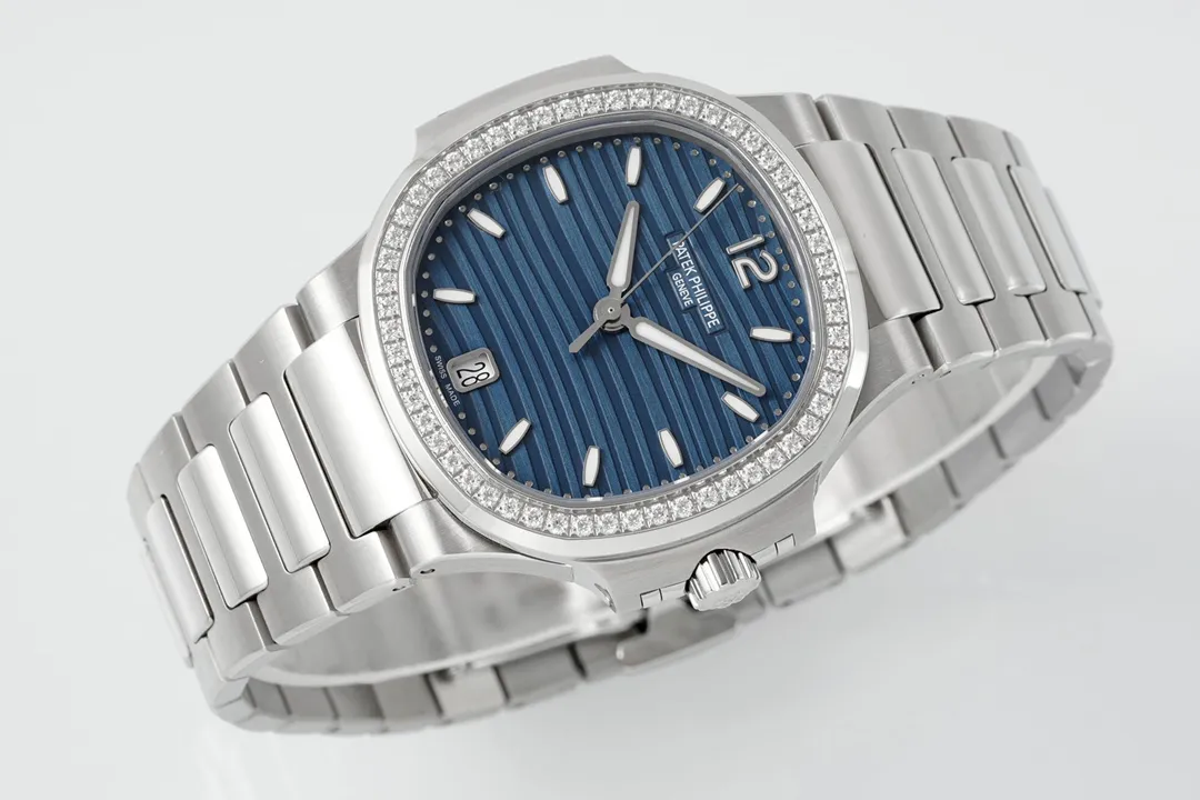 Soft ZF Factory Patek Philippe Nautilus 7118 Blue Dial Steel Super Clone Watch 8408