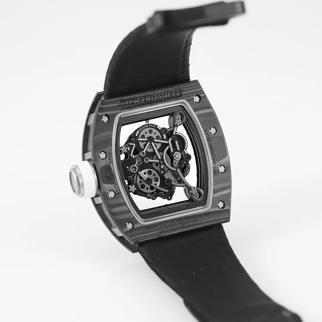 ZF Factory Richard Mille RM055 Carbon Black Super Clone Luxury Watch Supportive 3876