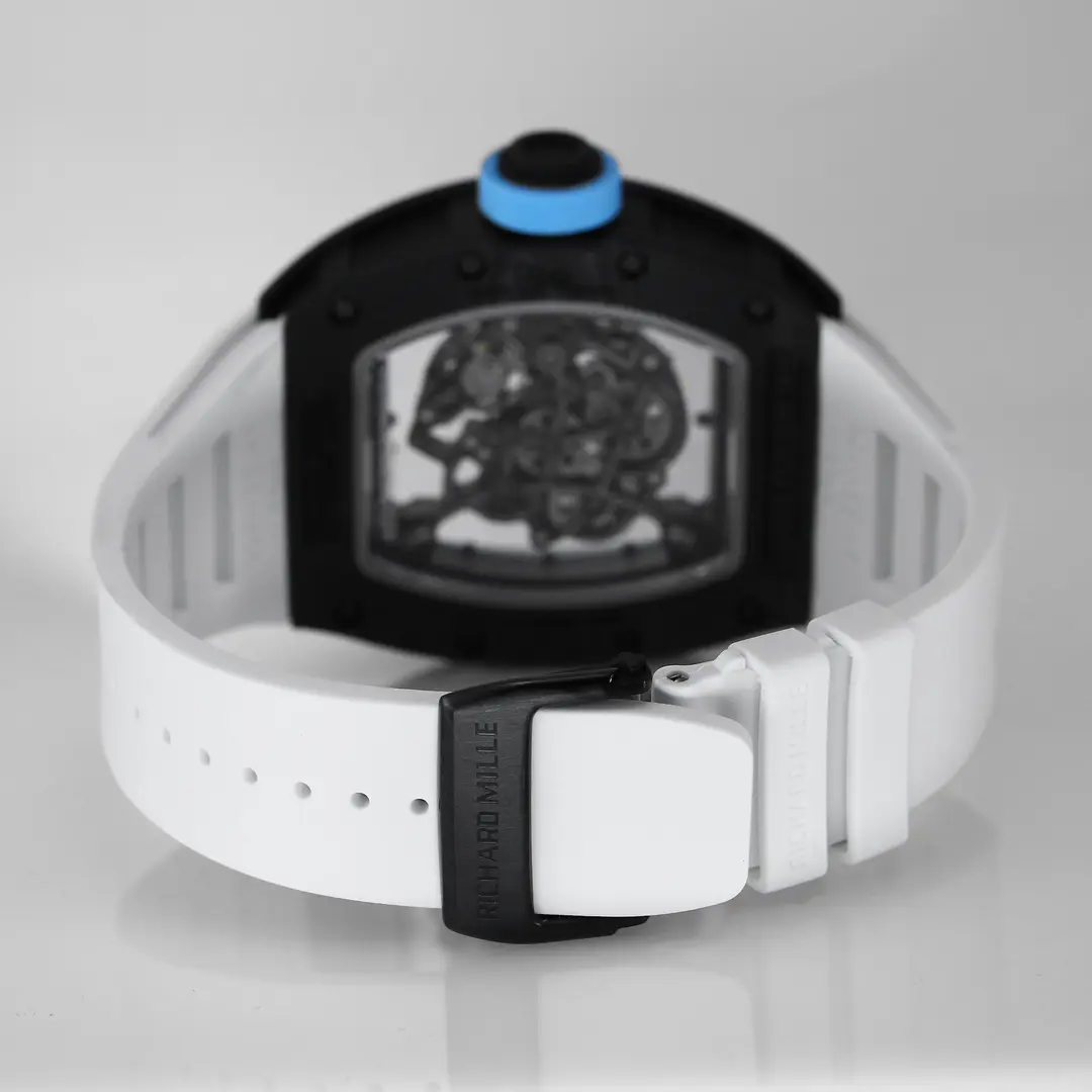 SportInspired ZF Factory Richard Mille RM055 Carbon Fiber Blue Super Clone Luxury Watch 8385