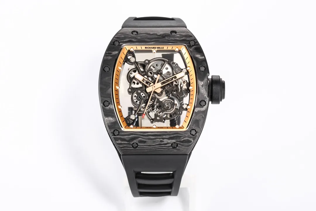 ZF Factory Richard Mille RM055 NTPT Carbon Black Super Clone Luxury Watch FastDry 3888