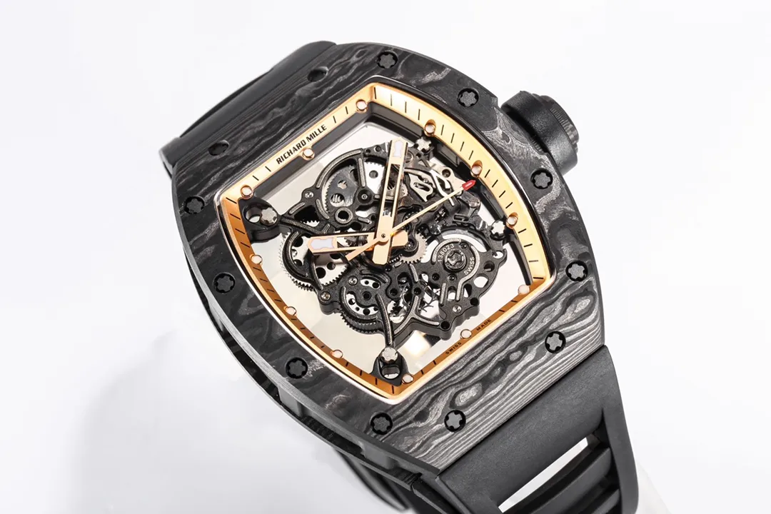 ZF Factory Richard Mille RM055 NTPT Carbon Black Super Clone Luxury Watch FastDry 3888
