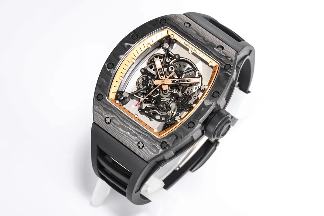 ZF Factory Richard Mille RM055 NTPT Carbon Black Super Clone Luxury Watch FastDry 3888