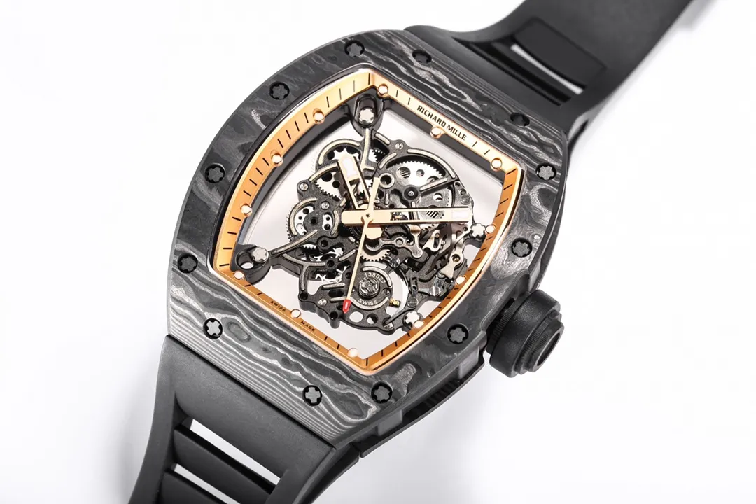 ZF Factory Richard Mille RM055 NTPT Carbon Black Super Clone Luxury Watch FastDry 3888