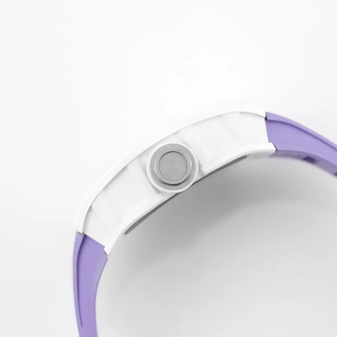 ZF Factory Richard Mille White Ceramic Purple Strap – Super Clone Watch Replica TopPick 3659