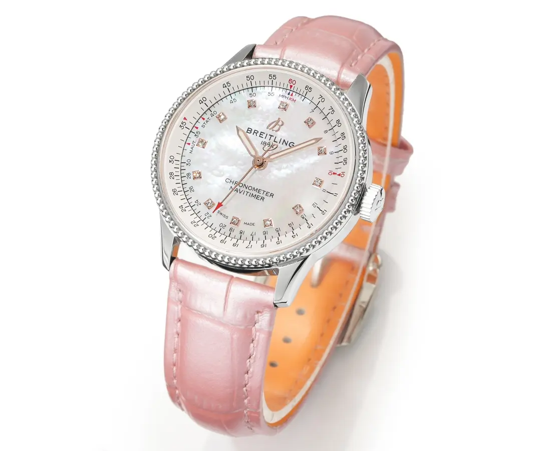 MultiPurpose ZF Factory Breitling Navitimer Automatic Pink Leather – Super Clone Watch Masterpiece 2506