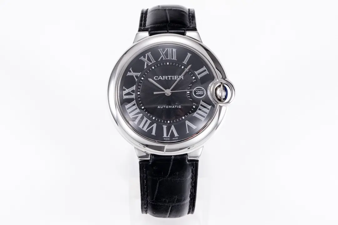 3K Factory Cartier Ballon Bleu 42mm Black Automatic Watch – Top Quality Replica Watch Bold 5178