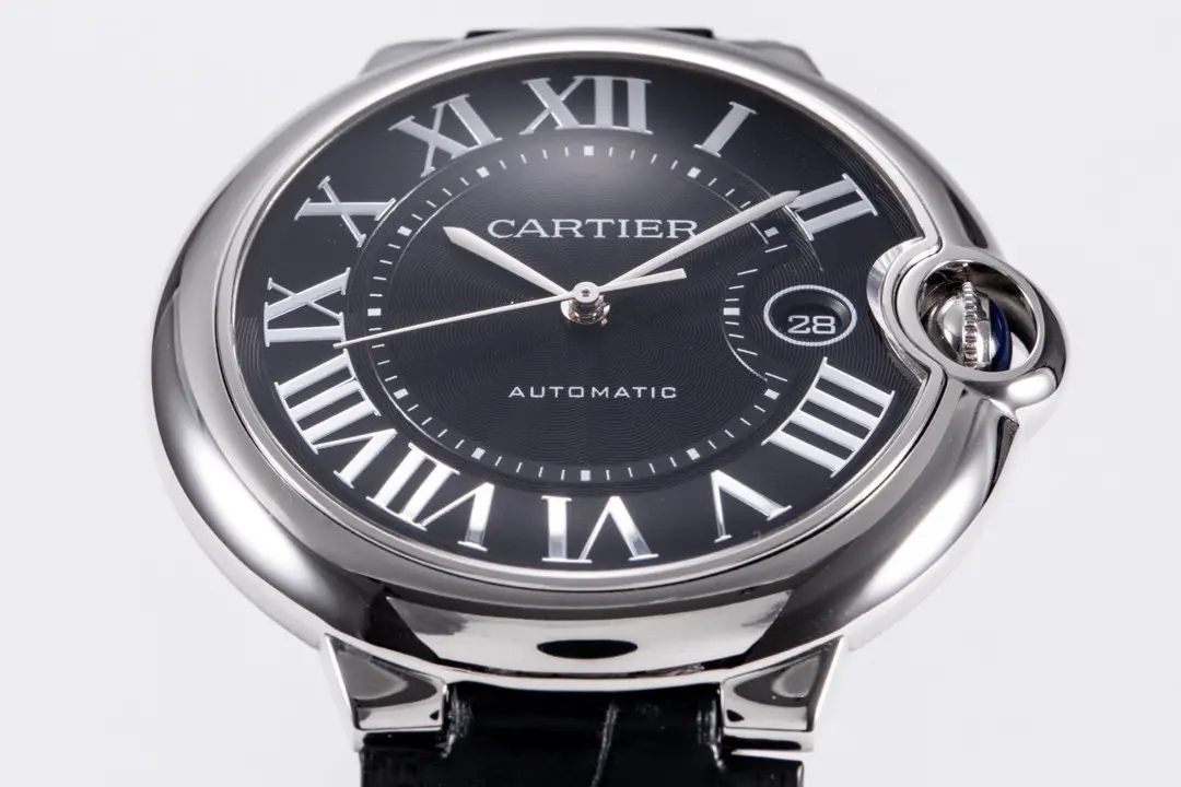 3K Factory Cartier Ballon Bleu 42mm Black Automatic Watch – Top Quality Replica Watch Bold 5178