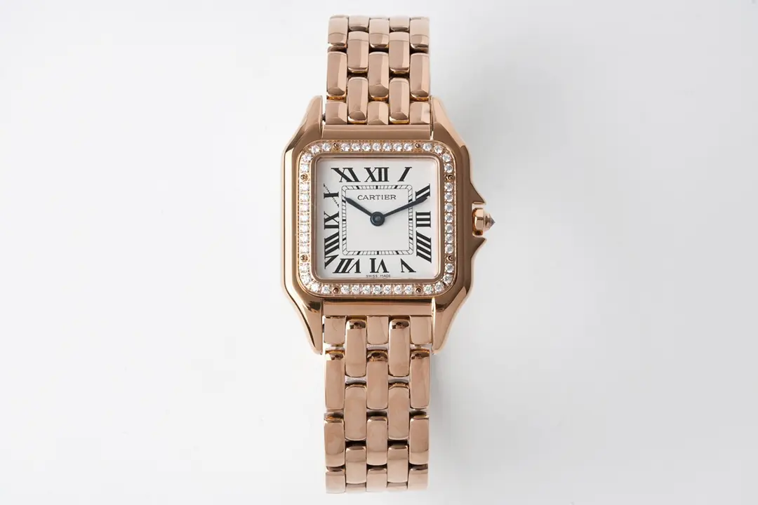 TravelReady 3K Factory Cartier Panthere de Cartier 27x37mm Rose Gold Watch – Best Replica Watches 5200