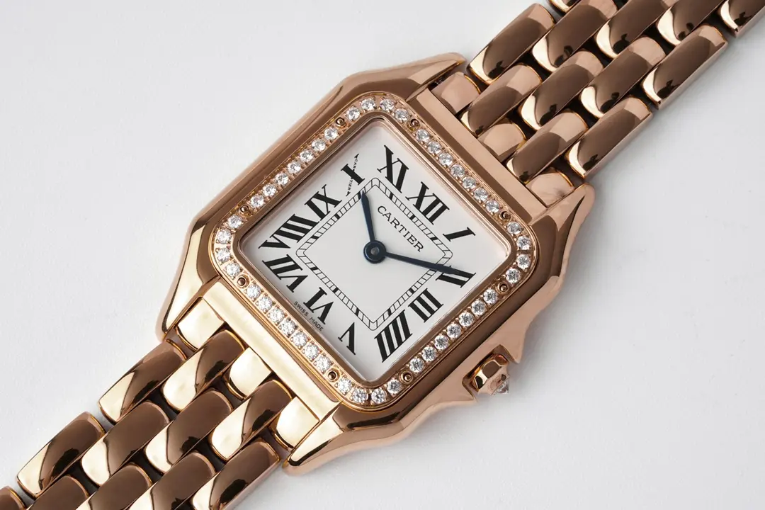 TravelReady 3K Factory Cartier Panthere de Cartier 27x37mm Rose Gold Watch – Best Replica Watches 5200