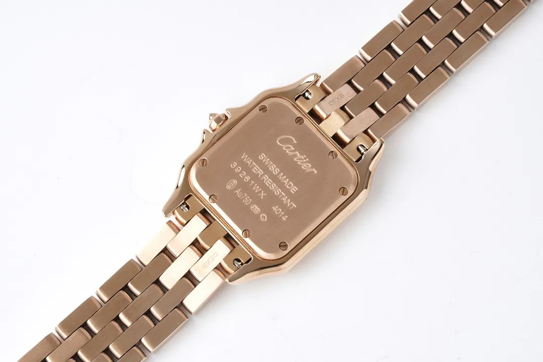 TravelReady 3K Factory Cartier Panthere de Cartier 27x37mm Rose Gold Watch – Best Replica Watches 5200
