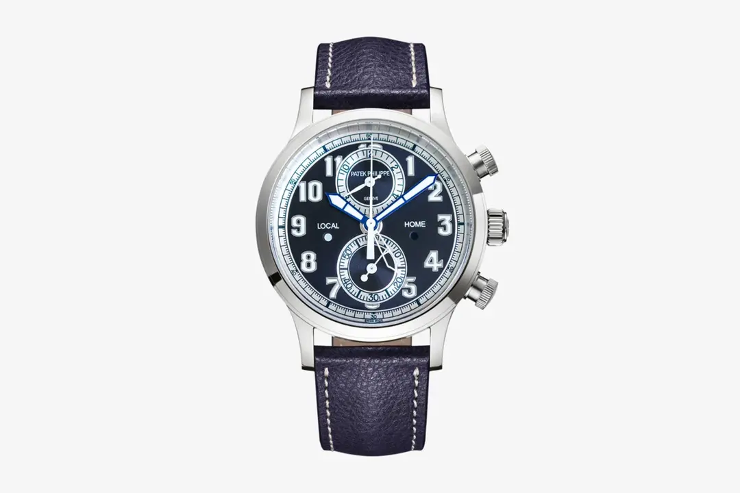 EasyCare R8 Factory Patek Philippe Complications 5924G Blue Leather Super Clone Replica Watch 3568