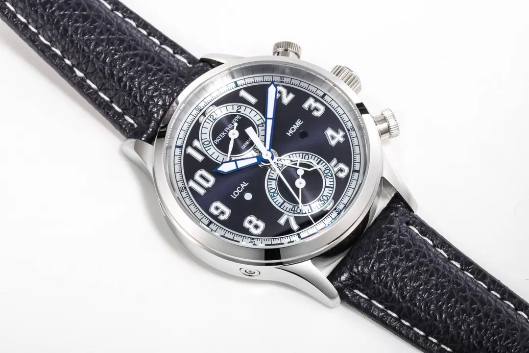 EasyCare R8 Factory Patek Philippe Complications 5924G Blue Leather Super Clone Replica Watch 3568