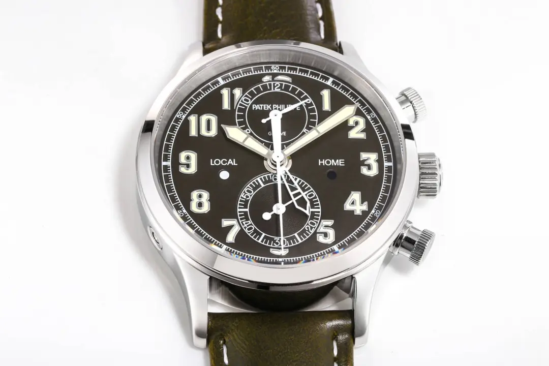 TimelessDesign PPF Factory Patek Philippe Complications 5924G Grey Leather Super Clone Replica Watch 3589