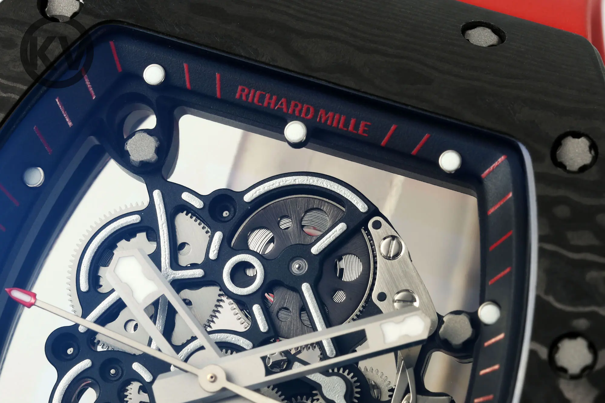 APS Factory Richard Mille RM055 Skeleton Watch Red Strap –  Super Clone Edition GoAnywhere 3808