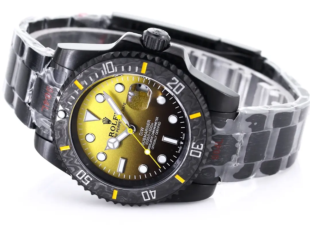 VS Factory Rolex Submariner PARAKEET – Custom Gradient Green Dial, Black Carbon Fiber Bezel, 904L Stainless Steel VSF Luxury Watch by VSF Watches UrbanChic 4458