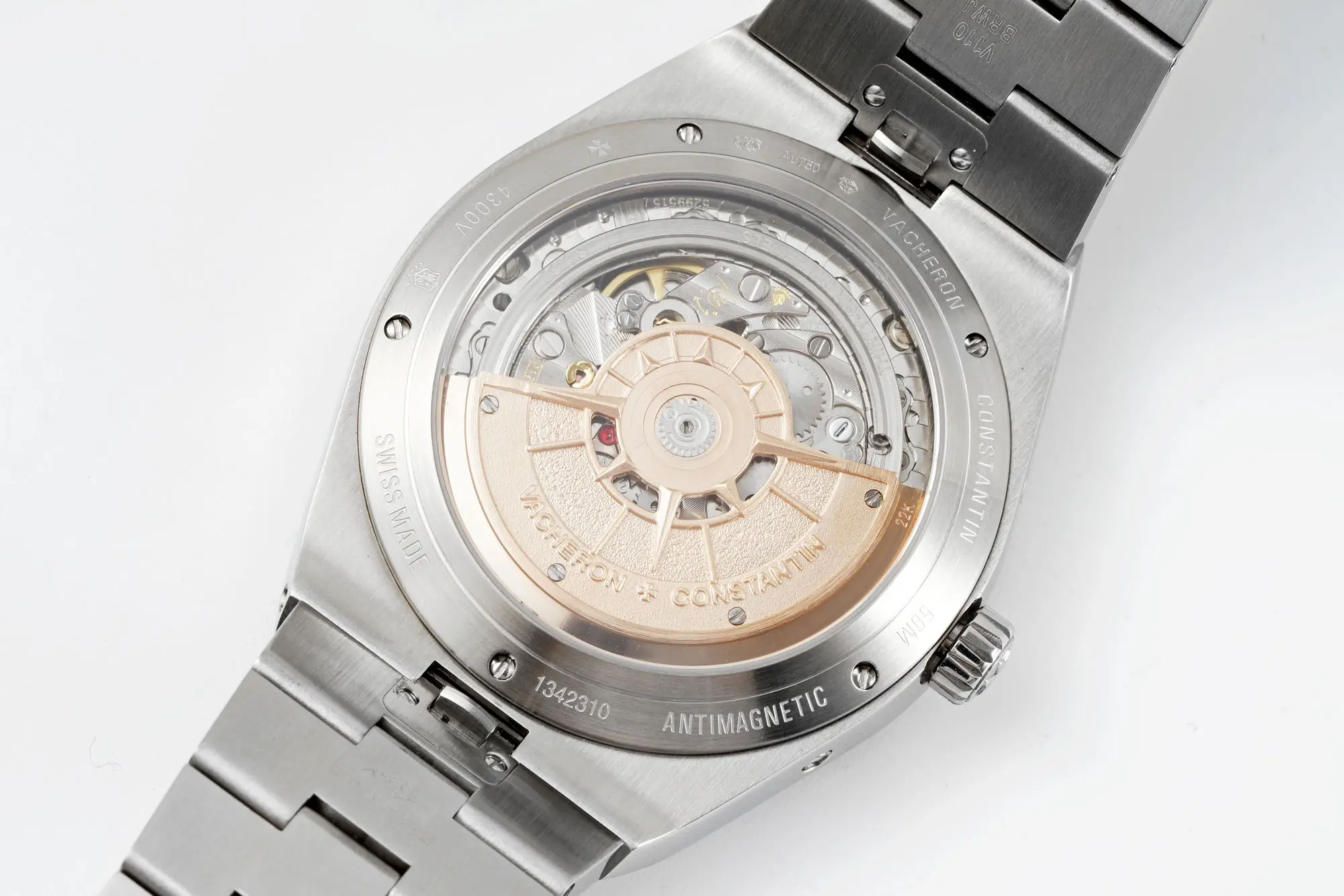 Versatile PPF Factory Vacheron Constantin Overseas 4300V Perpetual Calendar Watch – Silver Dial, Stainless Steel Bracelet, Best Super Clone Edition 7074
