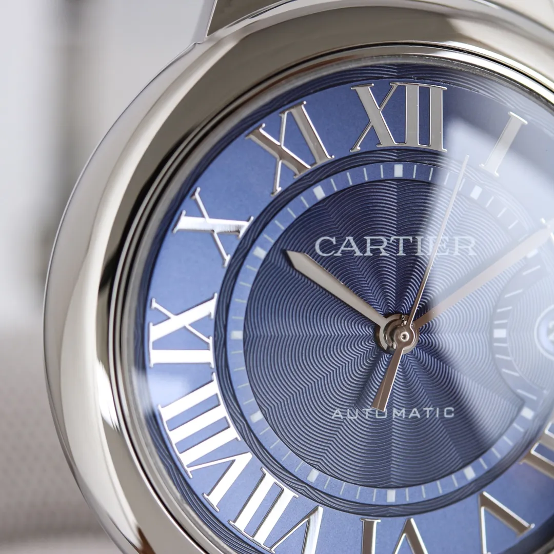 Original CARTIER Ballon Bleu 40 Steel Blue Dial Replica Watch – High-Quality Fake Cartier Timepiece 2729