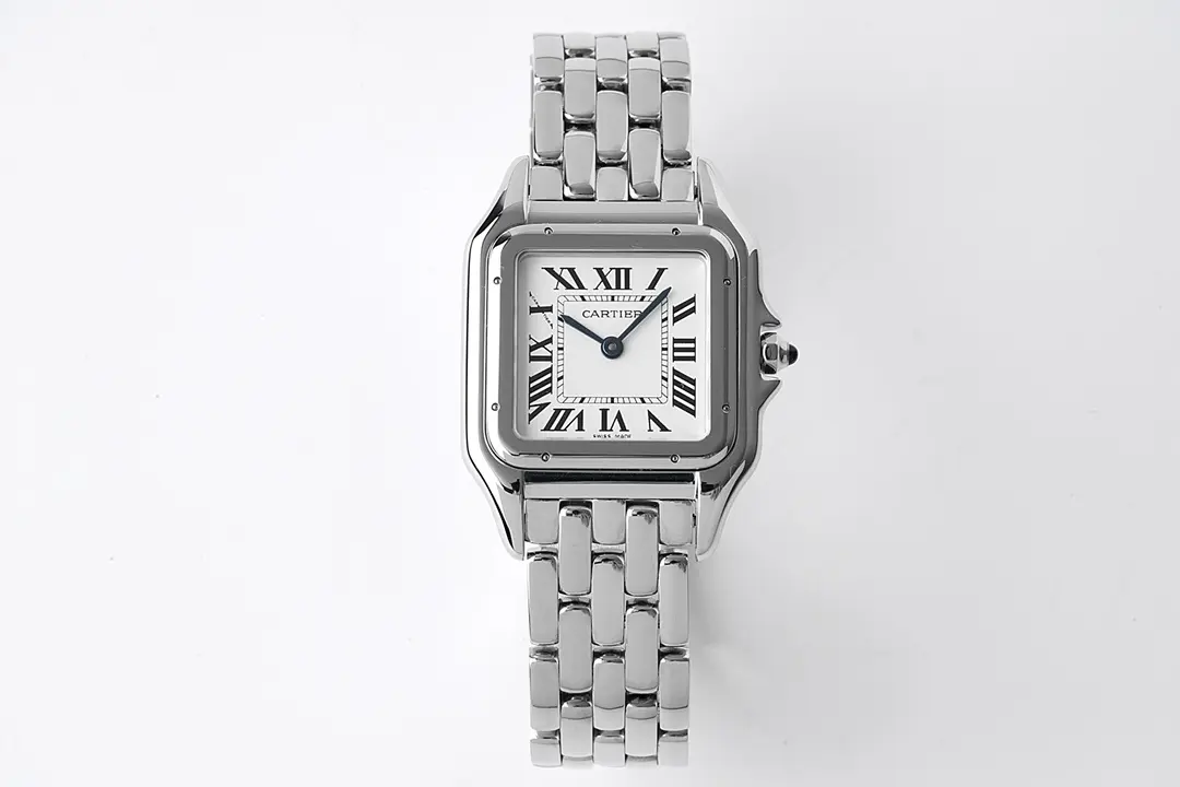 3K Factory Cartier Panthere de Cartier Watch Silver Steel Small size 22MM- Top Replica Watch Sophisticated 2826