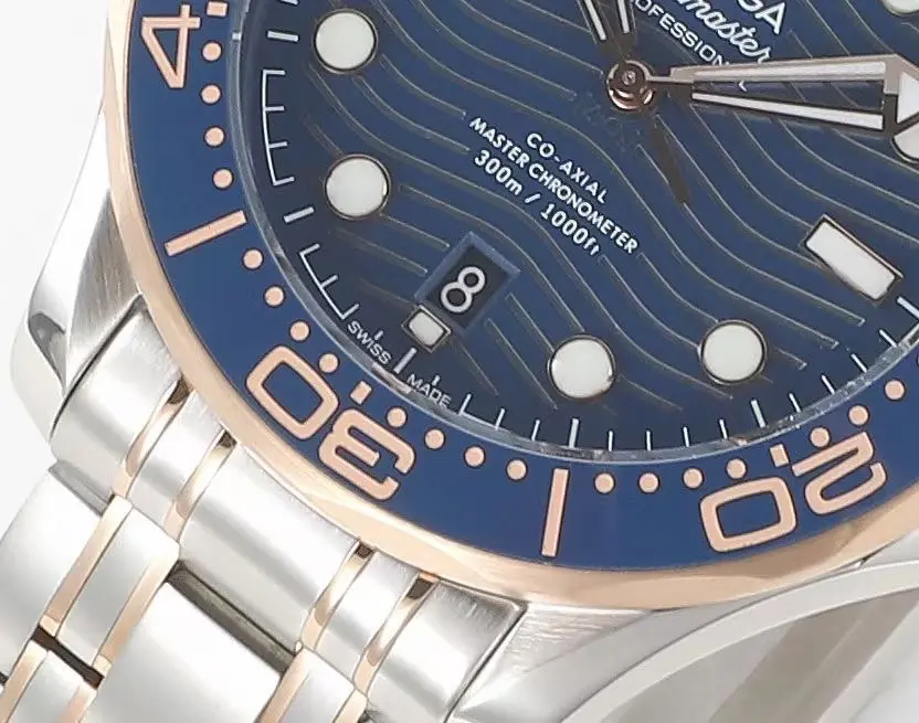 TechFriendly VS Factory OMEGA Seamaster Planet Ocean 600m Co-Axial Master Chronometer 42mm Diver’s Watch – Blue Dial, Stainless Steel with Rose Gold Accents by VSF Watches Collection 532