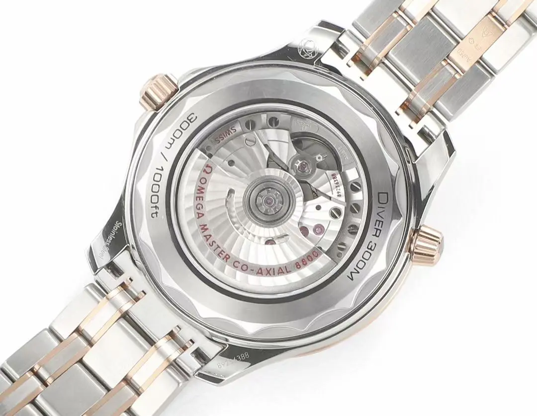 TechFriendly VS Factory OMEGA Seamaster Planet Ocean 600m Co-Axial Master Chronometer 42mm Diver’s Watch – Blue Dial, Stainless Steel with Rose Gold Accents by VSF Watches Collection 532