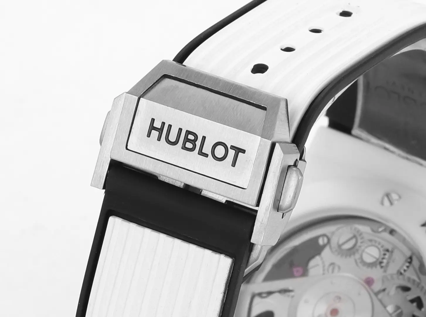 Unisex V6 Factory Hublot Big Bang Unico Rainbow Ceramic Watch – White with Multicolor Bezel, Automatic Chronograph, 45mm, Super Clone Edition 7934