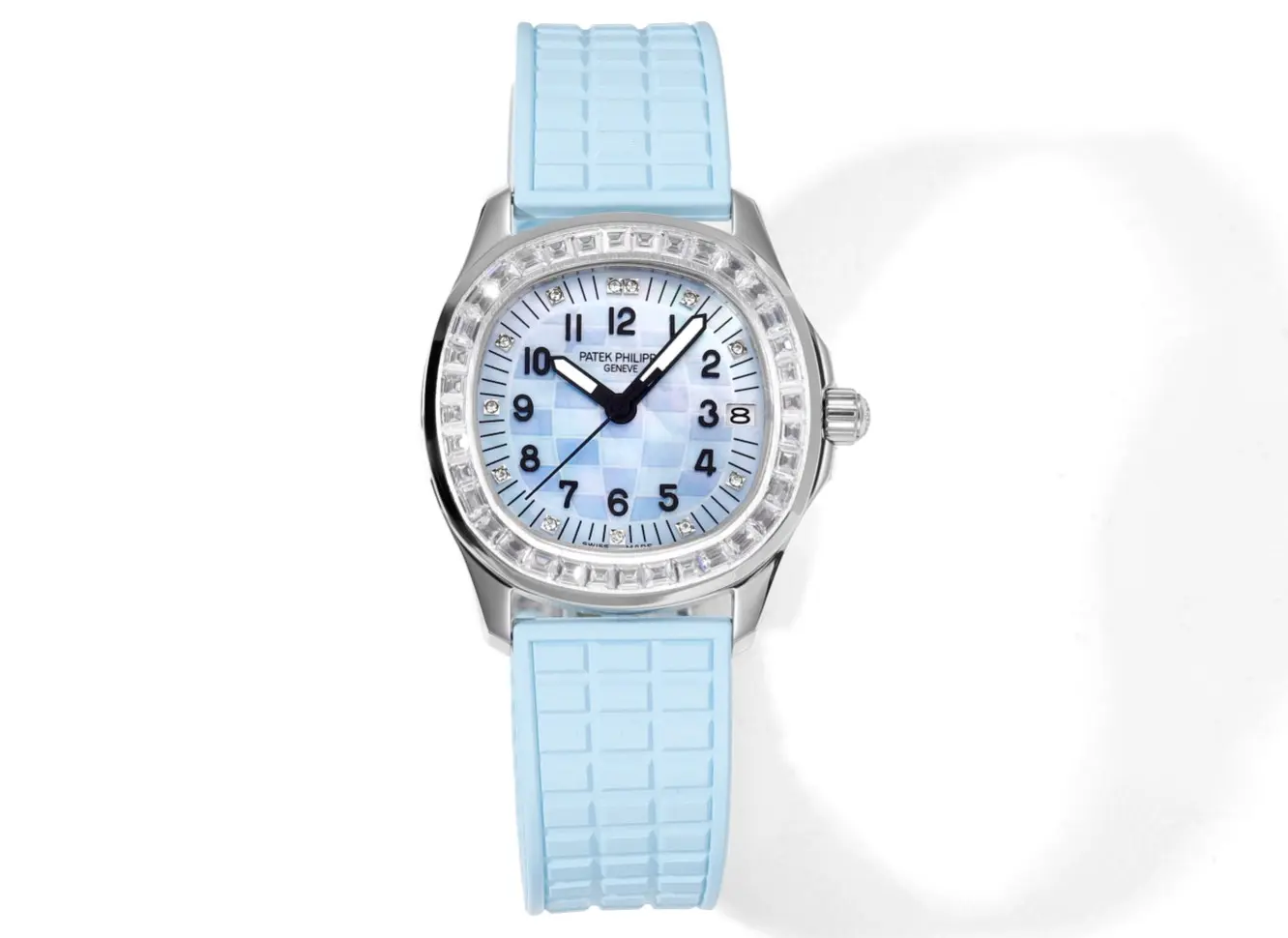 PPF Factory Patek Philippe Aquanaut Mechanical Watch Blue Rubber –  Super Clone Replica Classic 7153