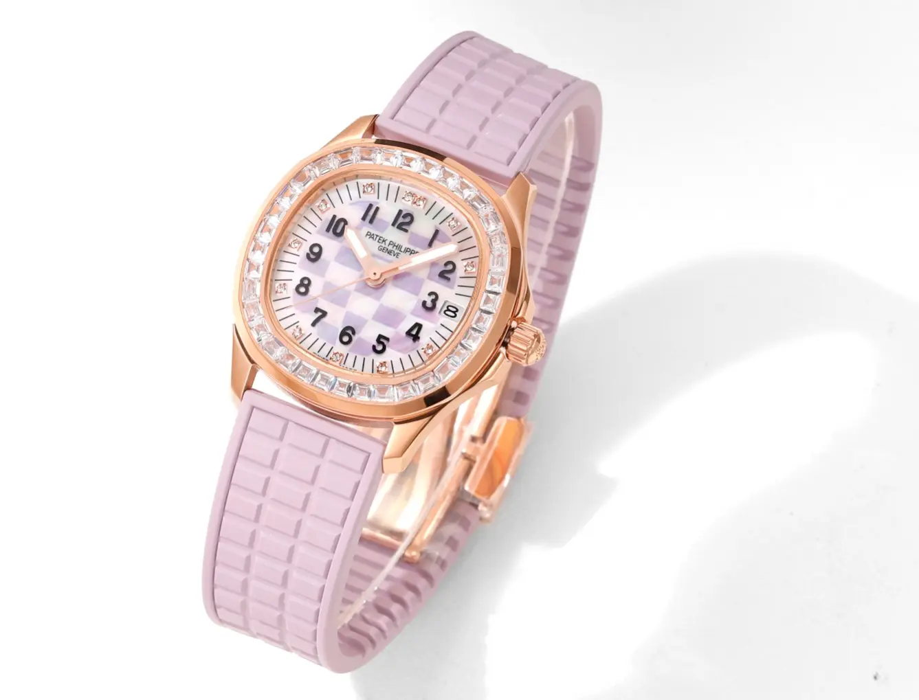 GR Factory Patek Philippe Aquanaut Mechanical Watch Pink Rubber – Super Clone Replica Edition Resilient 5732