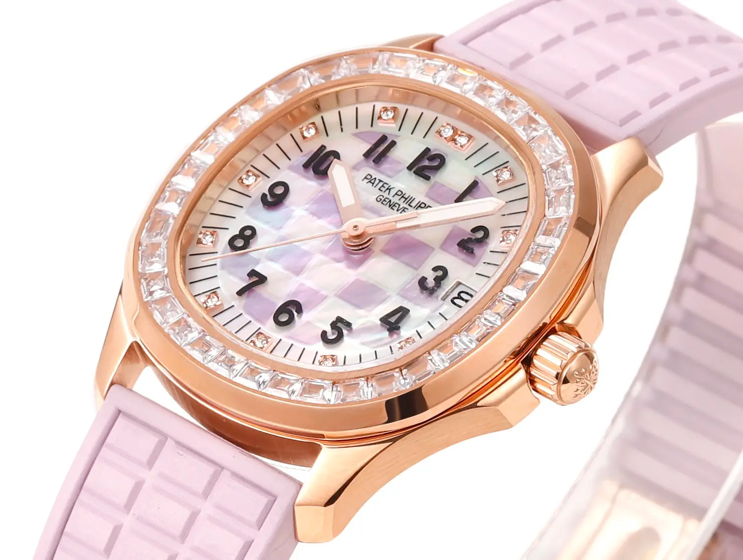 GR Factory Patek Philippe Aquanaut Mechanical Watch Pink Rubber – Super Clone Replica Edition Resilient 5732