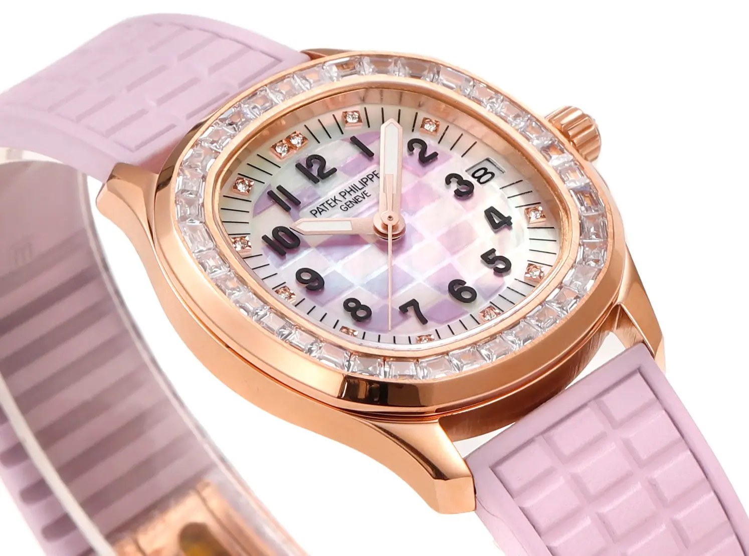 GR Factory Patek Philippe Aquanaut Mechanical Watch Pink Rubber – Super Clone Replica Edition Resilient 5732