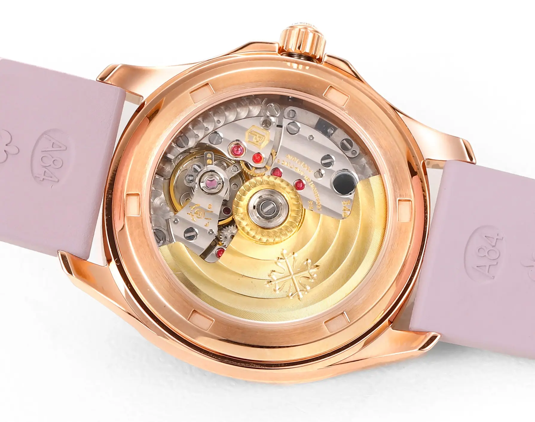 GR Factory Patek Philippe Aquanaut Mechanical Watch Pink Rubber – Super Clone Replica Edition Resilient 5732