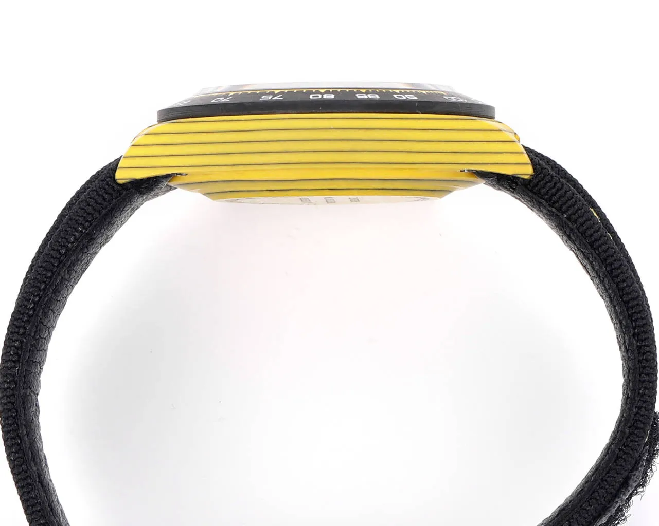 Rolex Daytona Carbon Fiber Night Glow Case Watch – Yellow with Black Strap by VSF Watches Official Store Reliable 97