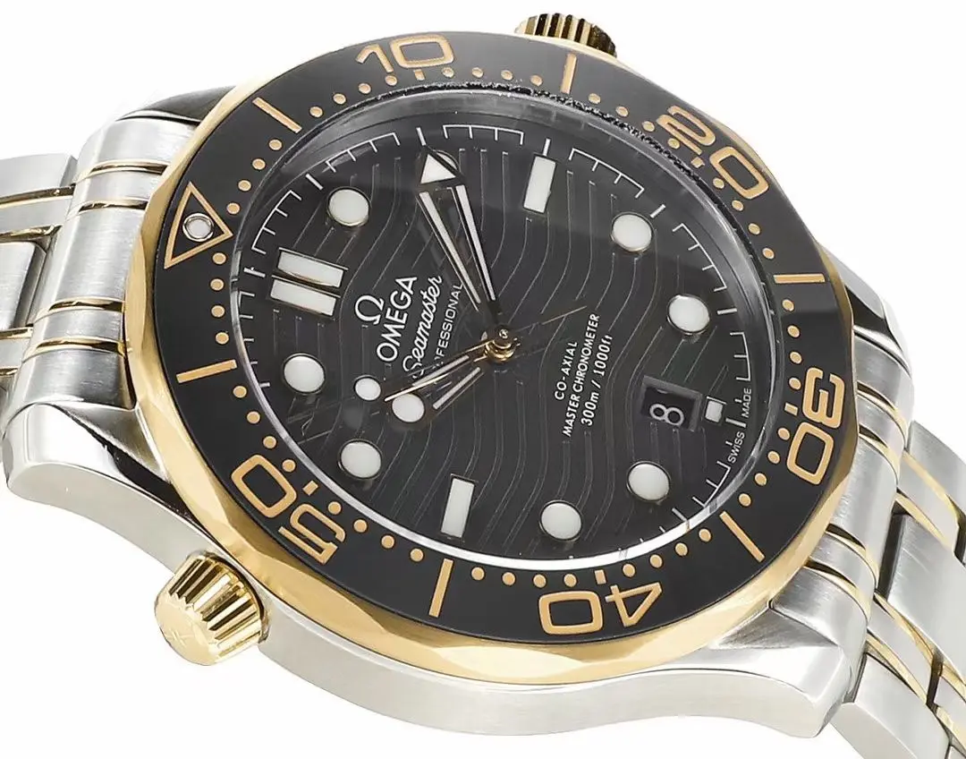 VS Factory OMEGA Seamaster Planet Ocean 600m Co-Axial Master Chronometer 42mm Diver’s Watch – Black Ceramic Bezel, Two-Tone Stainless Steel Bracelet with  VSF Watches Craftsmanship Original 533