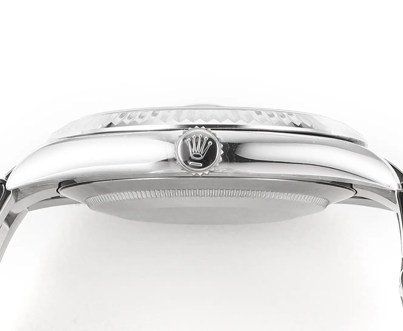 Rolex Datejust 41mm Watch – Silver Fluted Bezel, Grey Dial, Stainless Steel Bracelet, Super Clone VSF Rolex ModernLook 121