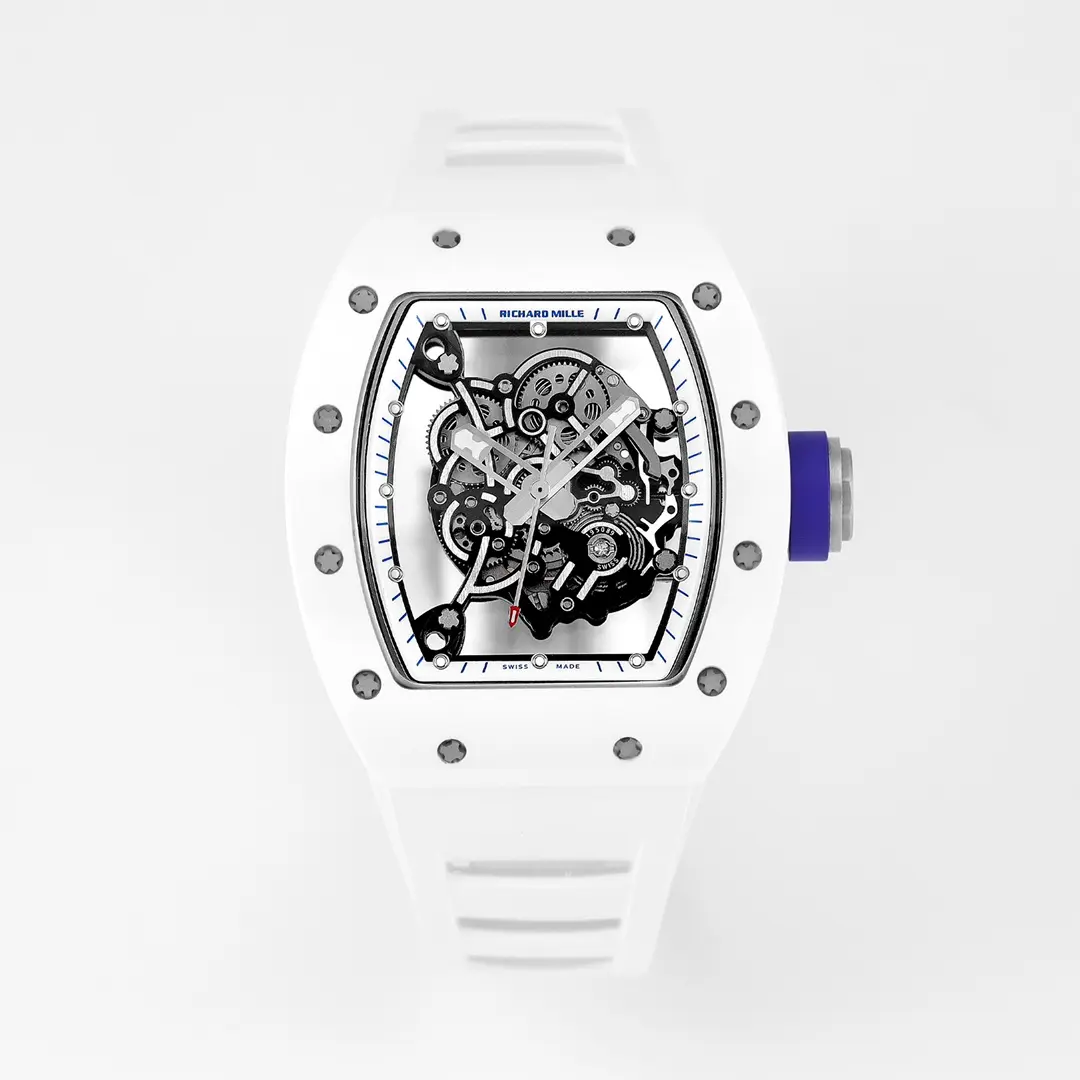 Popular KV Factory Richard Mille White Ceramic Super Clone Watch –  Replica Richard Mille Watch 6500