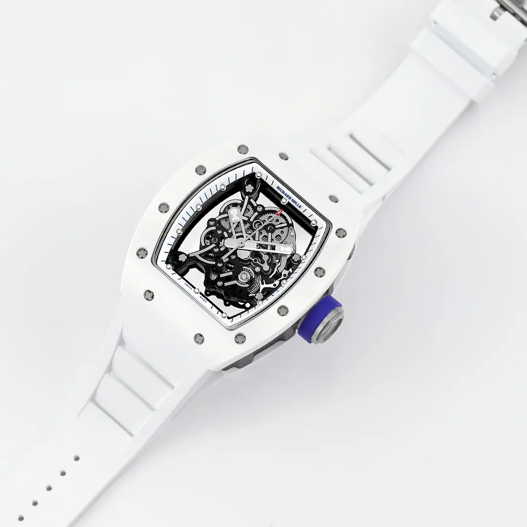Durable EUR Factory Richard Mille White Ceramic Super Clone Watch –  Replica Richard Mille Watch 3687