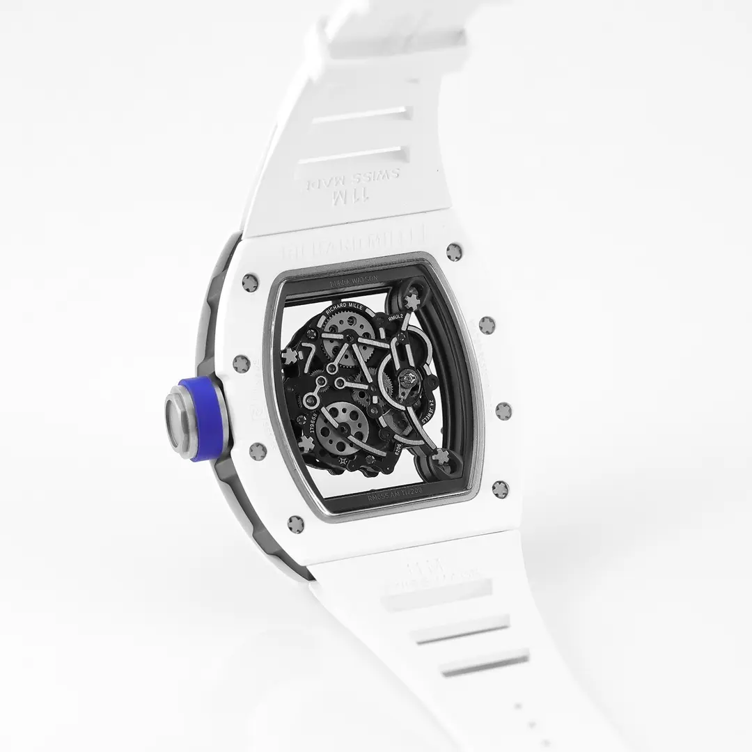 Durable EUR Factory Richard Mille White Ceramic Super Clone Watch –  Replica Richard Mille Watch 3687