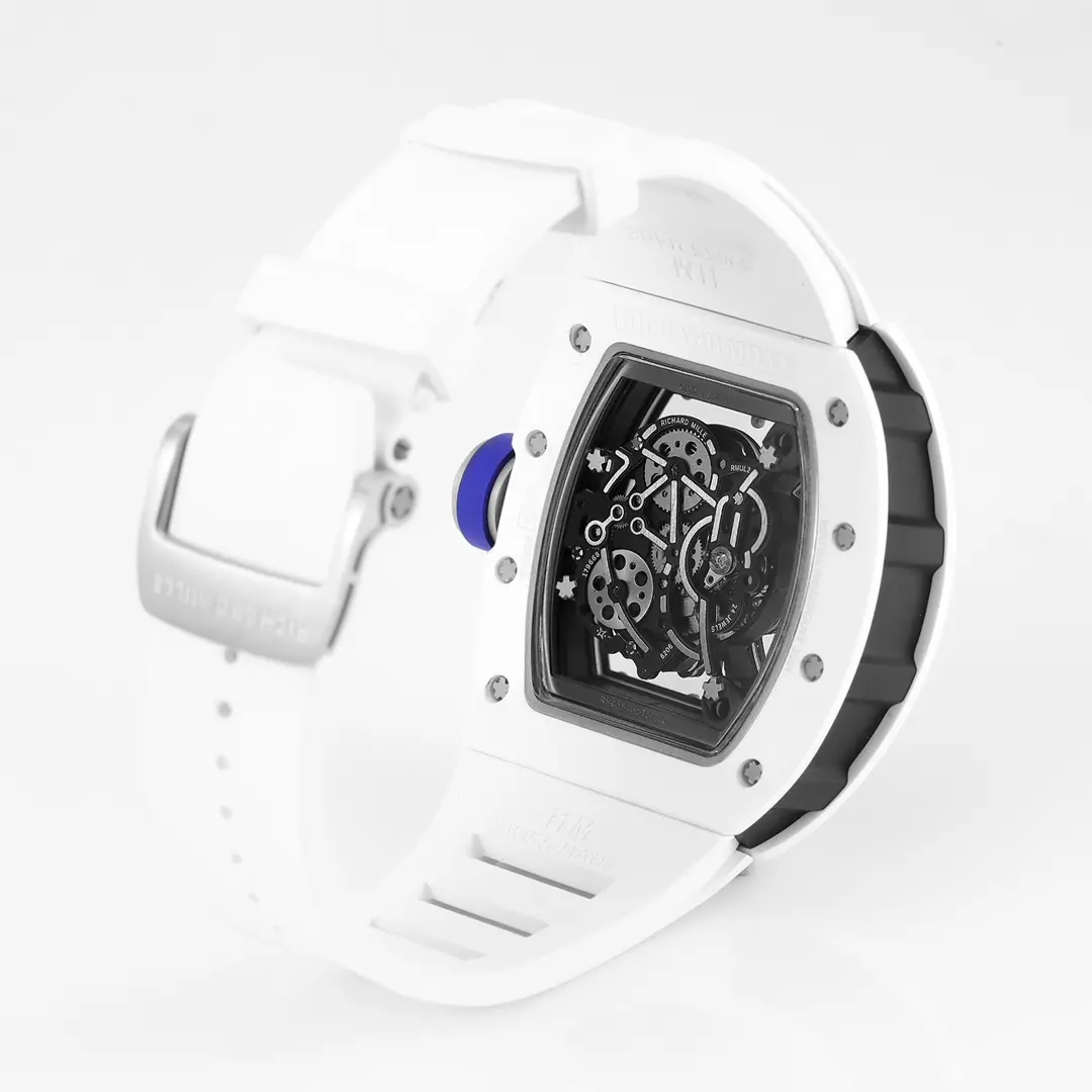 Durable EUR Factory Richard Mille White Ceramic Super Clone Watch –  Replica Richard Mille Watch 3687