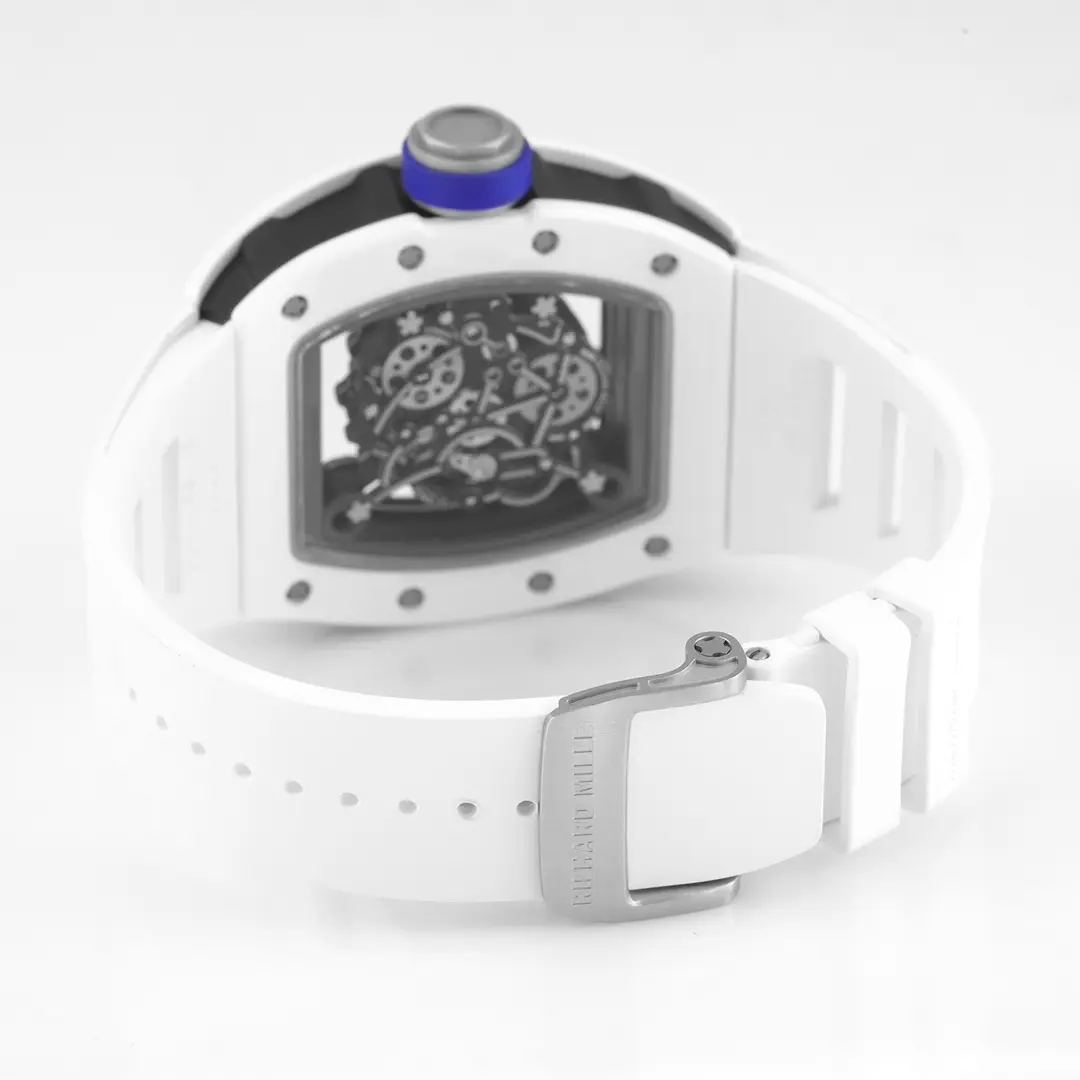 Durable EUR Factory Richard Mille White Ceramic Super Clone Watch –  Replica Richard Mille Watch 3687
