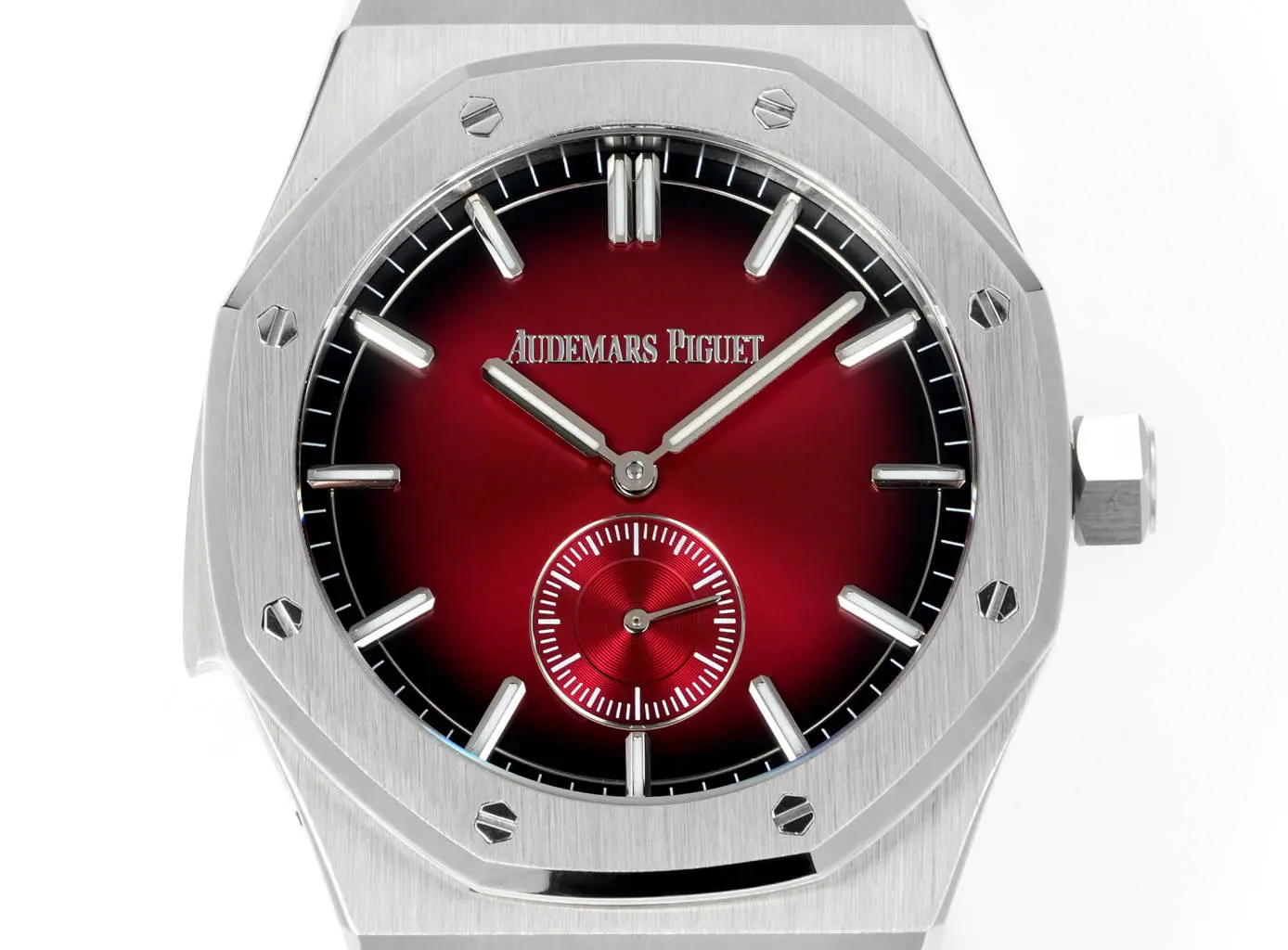 Sustainable TWA Factory Audemars Piguet Royal Oak 26591IP Red Dial Steel Super Clone Replica Watch 7814