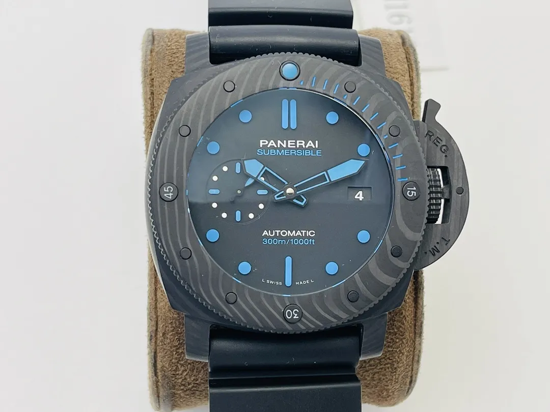 VS Factory Panerai Submersible Automatic Blue Dial Black Rubber Strap Men’s Dive Watch UrbanStyle 776