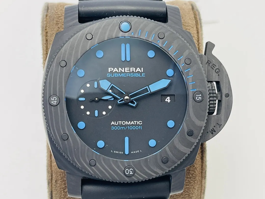 VS Factory Panerai Submersible Automatic Blue Dial Black Rubber Strap Men’s Dive Watch UrbanStyle 776