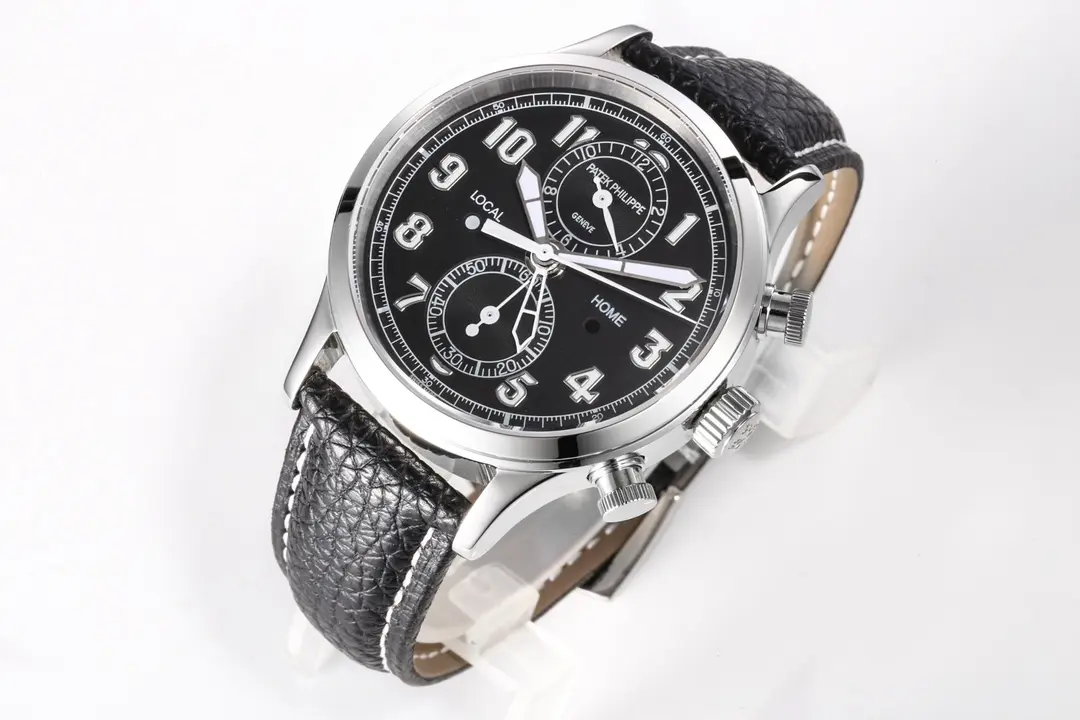 PF Factory Patek Philippe Complications 5924G Black Leather Super Clone Replica Watch Youthful 3576