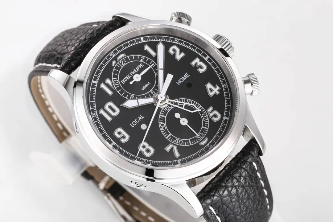 PF Factory Patek Philippe Complications 5924G Black Leather Super Clone Replica Watch Youthful 3576