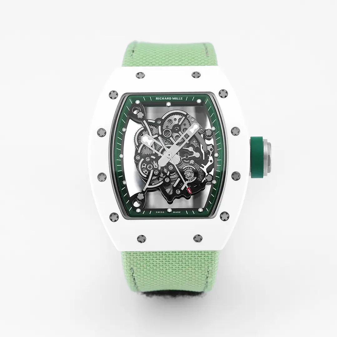 MultiPurpose KV Factory Richard Mille Green Strap Super Clone Watch –  Replica Richard Mille 6512
