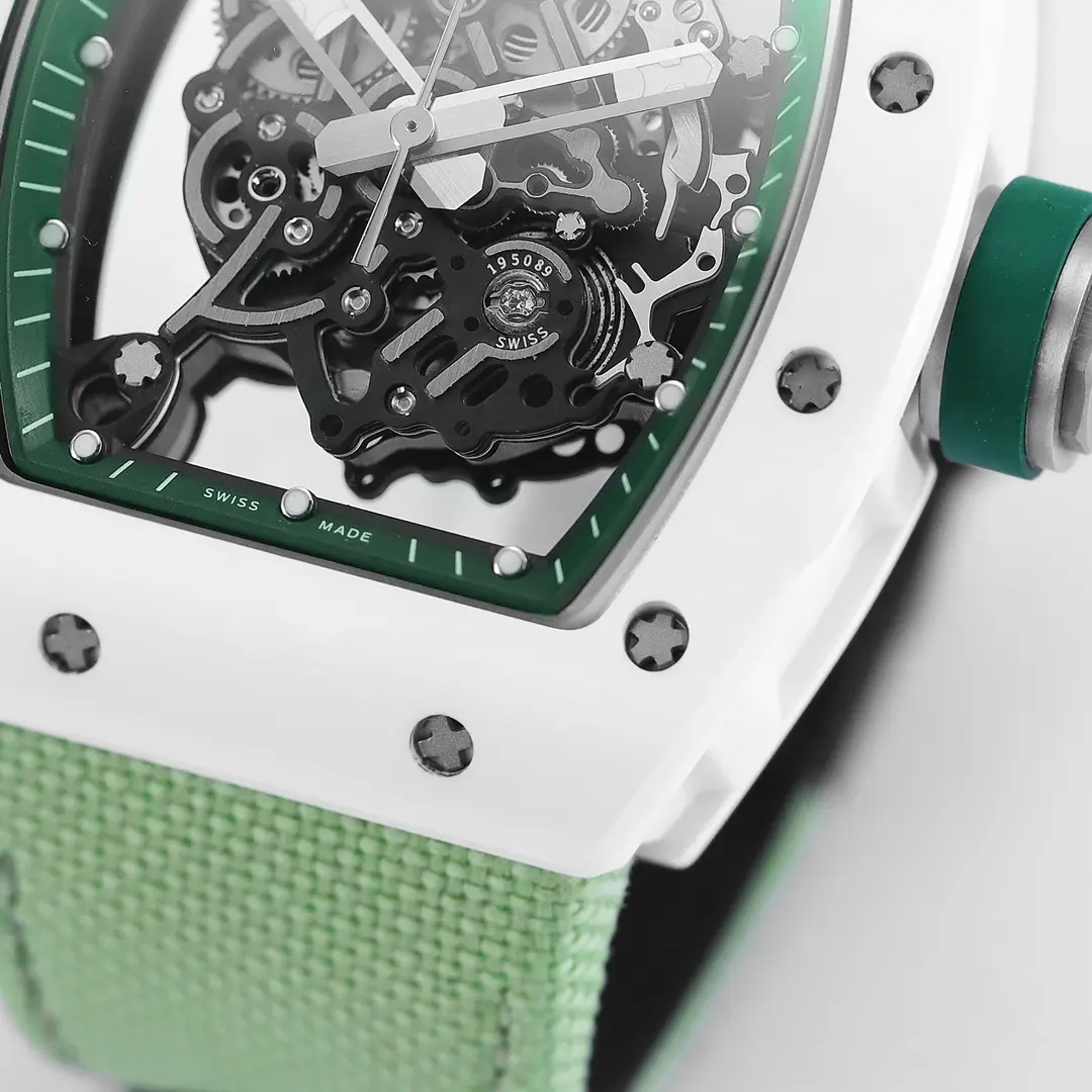 FashionForward RM Factory Richard Mille Green Strap Super Clone Watch –  Replica Richard Mille 7383