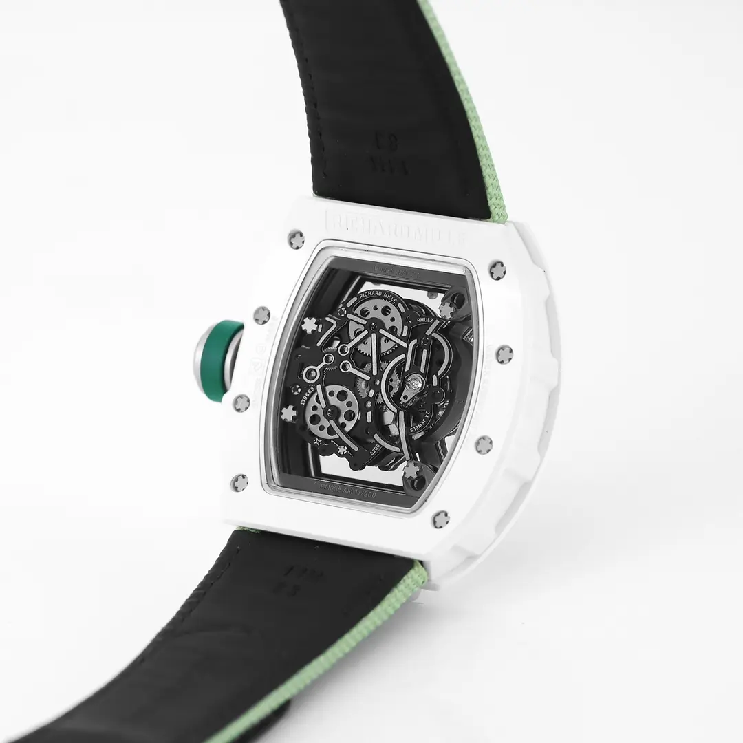 FashionForward RM Factory Richard Mille Green Strap Super Clone Watch –  Replica Richard Mille 7383